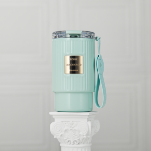 Portable Insulated Coffee Cup for Women High Aesthetic Value with Straw Cold Preservation Cup Holoholo Nordic Style Water Bottle