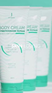 Jevarine Body Cream Stretchmark Repair - Menyamarkan Kulit Stretchmark Melembapkan Kulit Kering 200ml