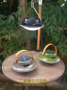 Camping Lights For Tent Solar Camping Light Super Bright Strong Light Camping Lamp Large Capacity Battery Waterproof Three Level Portable Led Tent Light