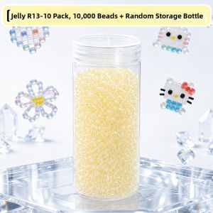 YUGUANG | Highly Transparent Clear Color No-Hole Mosaic Beads for Mixing