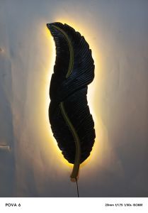 Hiasan dingding Motif bulu angsa