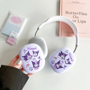 Suitable for Apple Wireless Bluetooth Headset AirPods Max Protective Case Headset Earmuffs Protective Case Cosmetics Bag Silicone Soft Case Protective Case Cartoon Cute Ins Style Young Adult Clow M
