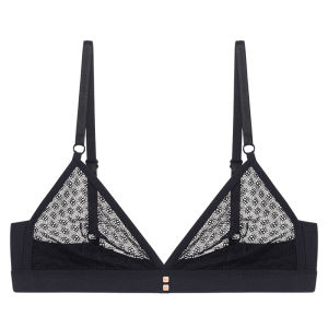 SHIYE | เสื้อชั้นในแบบไร้โครงสไตล์ฝรั่งเศส ทรงสามเหลี่ยม ไร้ตะเข็บ บางเฉียบ สำหรับผู้หญิง สายเดี่ยว ฤดูร้อน ดูดซับความชื้นได้ดี ระบายอากาศได้ดี เสื้อชั้นในแบบสวมหัว