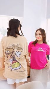 BSL - 131 Bisalo Baju Kaos Pria Wanita lengan pendek motif \"BROSS\" Digital Printal Kaos Distro Combed Atasan