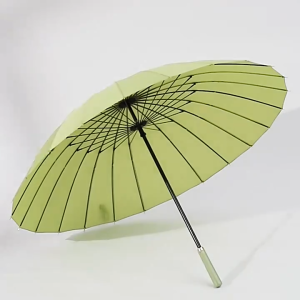 (Ship in 24hrs)AMBRELLA 24K Straight Long Handle Umbrella Solid Color Large Oversized Windproof Double Rainstorm Business Umbrella