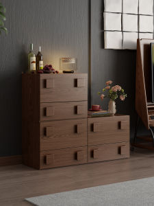 DONGMU | Multifunctional Real Wood Storage Cabinet