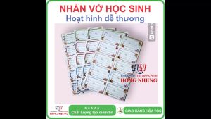 [SÉT] COMBO 50 Nhãn tập vở cho bé - Siêu dễ thương cute giúp bé hứng thú học tập