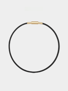 Ultra-Thin Black Steel Wire Hand Rope Womens High-End Feeling Small Audience Hand Bracelet New Chinese Style Handmade Diy Woven Rope