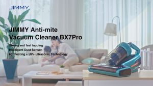 JIMMY BX7 PRO Anti-Dust Mite Vacuum Cleaner Wired Vacuum Cleaner Up to 60°heating+UV+Ultrasonic Handheld 99.99% Cleaning High-Frequency Vibration Tapping Heating UV Sterilization