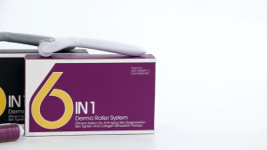 Derma Roller 6 in 1 Microneedling Kit Facial Skin Care Tools Hair Growth Treatment Anti Hair Loss Therapy Titanium