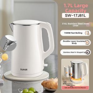 Supor | Automatic Shut-Off Large Capacity 316L Stainless Steel Electric Kettle