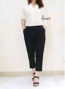 CELANA WANITA SCUBA IMPORT STRETCH GIO PANTS 7/9