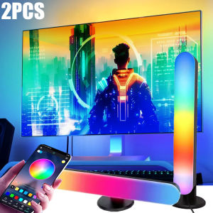 LED USB Light Bar RGB Color Changing TV Backlight Remote Symphony Atmosphere Light Strips Music Rhythm Ambient Pickup Lamp Decor