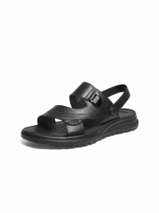 Reddragonfly | New Summer Men Leather Comfort Two-Way Slip-On Sandals