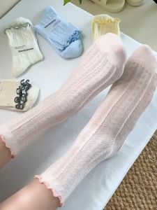 Quality Candy Color Japanese socks Korean Style mid-tube cotton socks