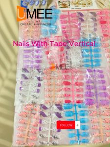 20Pcs Party Gift Artificial Fake Nails w/Tape Pad For Party Gift-Lootbag Filler