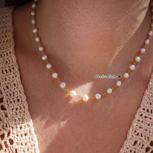 CAFFTI | Natural Baroque Pearl Stacking Vintage Necklace