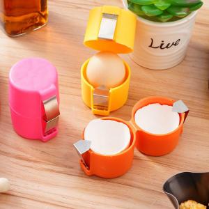 1/3/5pc Egg Shell Opener Plastic Steel Kitchen Baking Tool Egg Peeler Household Handheld Egg Separator Tool For Raw Eggs