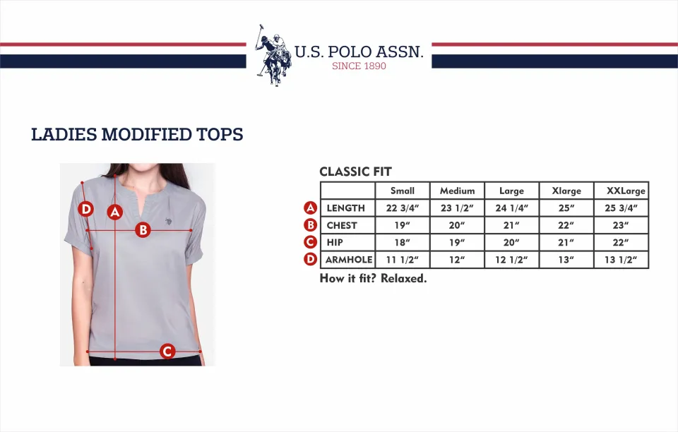 Us polo outlet shirt size chart