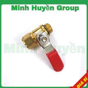 Van Bi Khoá Đồng Ren 14 mm - Dùng Làm Béc Rửa Xe Máy Lạnh - Phụ Kiện Rửa Xe