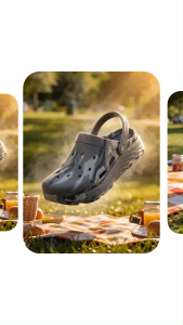 Skechers Men Foamies Max Cushioning Foamies Rugged Shoes - 243278-CHAR Kasut Sneaker Lelaki SALE