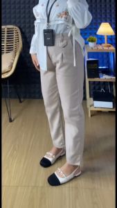 Celana Formal Wanita Premium: Oro Pants Highwaist