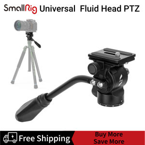 SmallRig Mini Fluid Head (Max Load 3KG) Video Tripod Head with Arca Swiss Quick Release Plate for Mirrorless DSLR Cameras 3259 / 4936