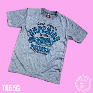 เสื้อยืดคอกลมแขนสั้น ผ้าTK พิมพ์ระบบ Sublimation นุ่ม สวมใส่ สบาย ระบายอากาศไม่ร้อน ( รหัสสินค้า TK 65 )