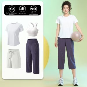 BAISILING | Moisture Wicking Gym Running Badminton Sportswear Set
