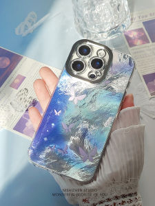 เคสโทรศัพท์ผีเสื้อทะเล ปกป้องแบบเต็มจอ iPhone17promax Apple15 ใหม่ เคสป้องกันการตกหล่นแบบครอบคลุมทั้งตัว เคสโทรศัพท์แบบไฮเอนด์
