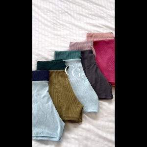 BUNDLE OF 3 PCS Harper Combi Shorts for Women Two Tone Knitted Stretchable Shorts For Women Regular To Plus Size Available Onhand