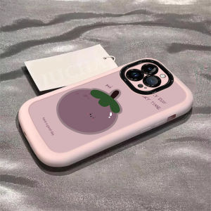 Apple 16Promax Silicone Case Female Full Cover Anti-Fall Creative Simple Fruit Durian Protection Shell Compatible with iPhone
