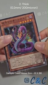 100PCS Card Sleeve card inner sleeve card protector TCG pokemon yugioh digimon card