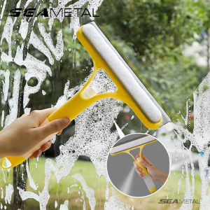 SEAMETAL Car Cleaning Brush Soft Rubber Squeegee Glass Wiper Scraper Suitable for Kitchen Bathroom Glass Cleaning Tools