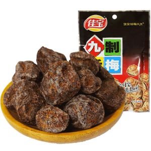 Jebo Nine Procedure Preserved Plum Non-Nuclear Plum Meat Dried Waxberry Plum Prune Dark Plum Sour Plum Candied Fruit Preserved Fruit Snack Bag
