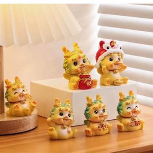 Tượng rồng mini trang trí ô tô bàn làm việc mang ý nghĩa phong thủy