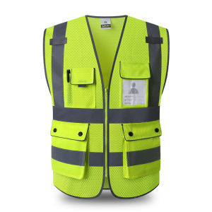 LIKAI | Reflective Safety Vest with Multiple Pockets