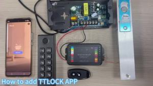 WiFi+Bluetooth APP TT-LOCK Door RFID Access Control Board Panel Remote Control Wiegand 26/34 Bit Input RFID Reader TTB01+WK3