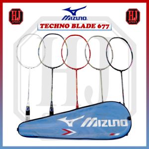 Raket Badminton Mizuno Techno Blade 677 Bonus Tas Material Carbon Graphite Raket 83 Gram Dengan Flex Medium Bonus Tas Dan Grip Handuk Garansi Supplier Untuk Kecacatan Barang - Lazada