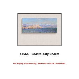 YASISHA | Monet Oil Painting Decor Wall Art Healing Blue Landscape