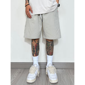 Mens Summer Thin American High Street Loose Straight Casual Basketball Sports Shorts Four-Five Length Breathable Comfortable