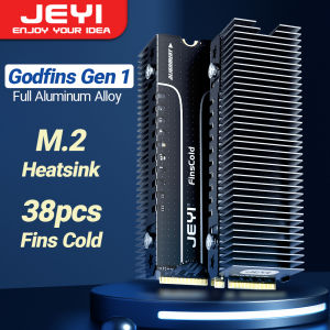JEYI | JEYI M.2 SSD Heatsink Heavy Duty Aluminum Convective Heat Sink NVME NGFF Cooler Passive Heat Sinks with Fins - Godfins Gen 1