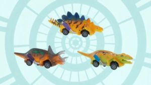 Dinosaur Toys Car for Kids Boys 3 4 5 Years Old 6 Pack Jurassic Dinosaur Monster Designed Pull Back Vehicles Collectable Party Favor Toys Gifts for Boys Girls