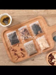 50 túi lọc trà cà phê thảo dược thực phẩm chất liệu lưới dây rút dùng 1 lần an toàn thực phẩm Mixmore