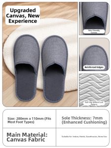 LUNQIAN | Disposal Anti-slip Breathable Large Thick Hotel Slippers