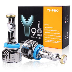 120W Canbus H7 Mini Projector Headlight Lens H8 H11 9005 HB3 9006 HB4 LED Car Lamp Automobles Bulb 6000K 12V Turbo Fan Cooling