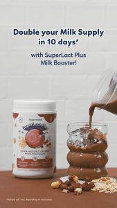 Supermama Lab SuperLact Plus Milk Booster | Halal-Certified | 10 servings | Milk Thistle & Fenugreek