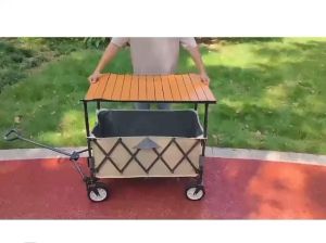 Compact Trolley Cart: The Ultimate Folding Camping Wagon