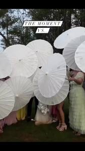 84/60CM White Paper Parasol Umbrella for Wedding Party Favor DIY Bamboo Umbrellas for Bridal Shower Centerpieces Photo Props