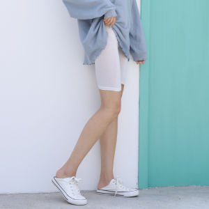 Womens Summer Thin 5-Point 7-Point Leggings Plus Size High Waist Long Safety Pants Fat M 100.40kg-Point Cropped Pants